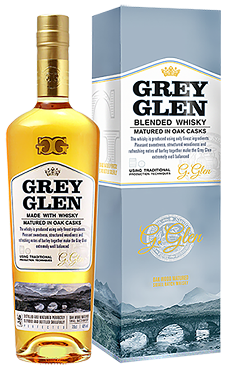 Грей Глен Купажированный Виски в подарочной упаковке 0.7 л