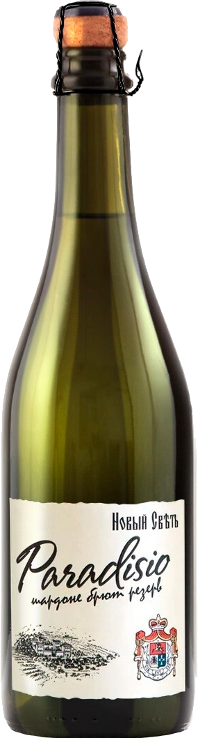 Парадизио Коллекционное Российское Шампанское Брют Новый Свет 0.75 л