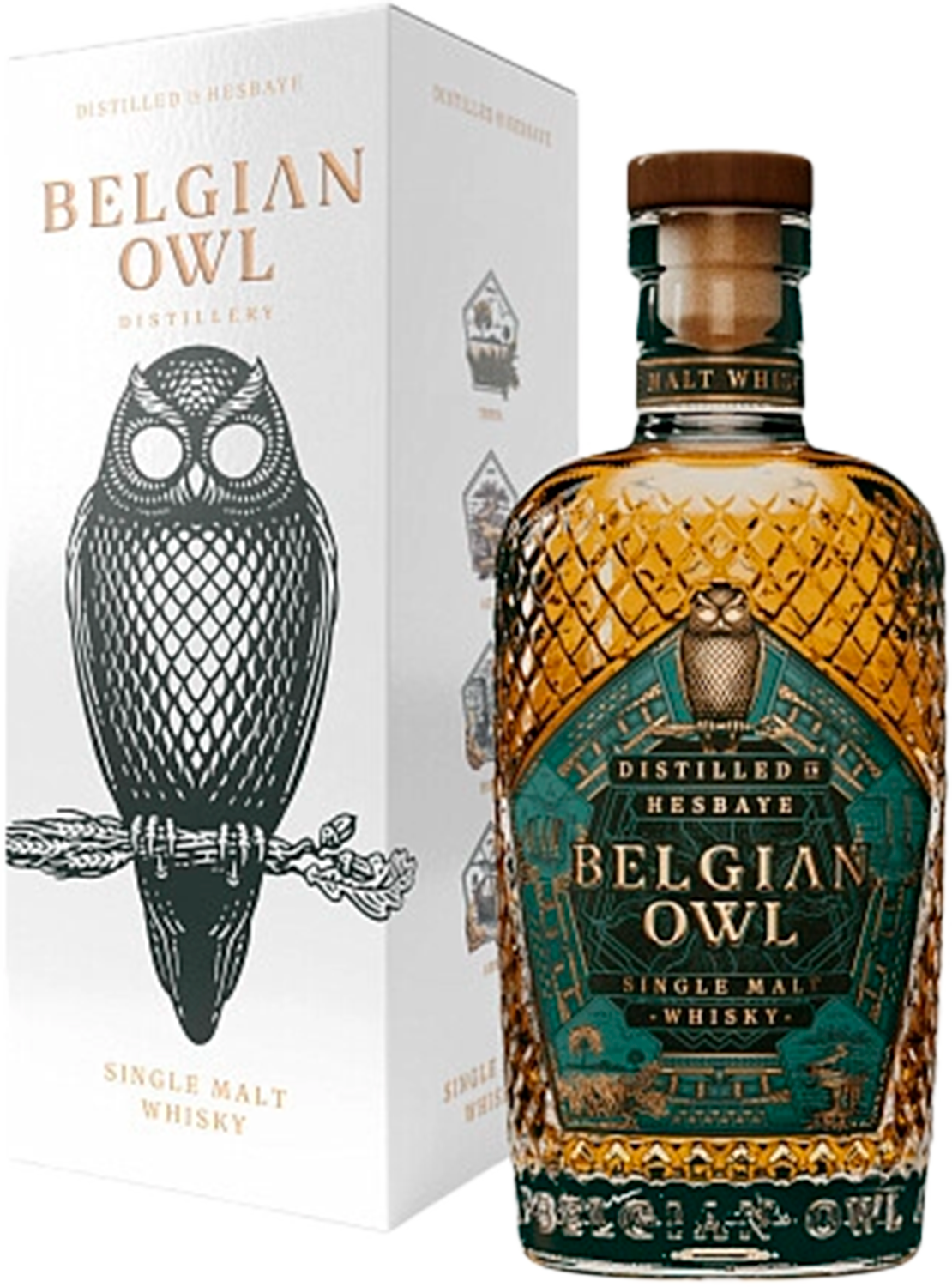 Бельджиан Оул Сингл Молт солодовый виски в подарочной упаковке 0.5 л
