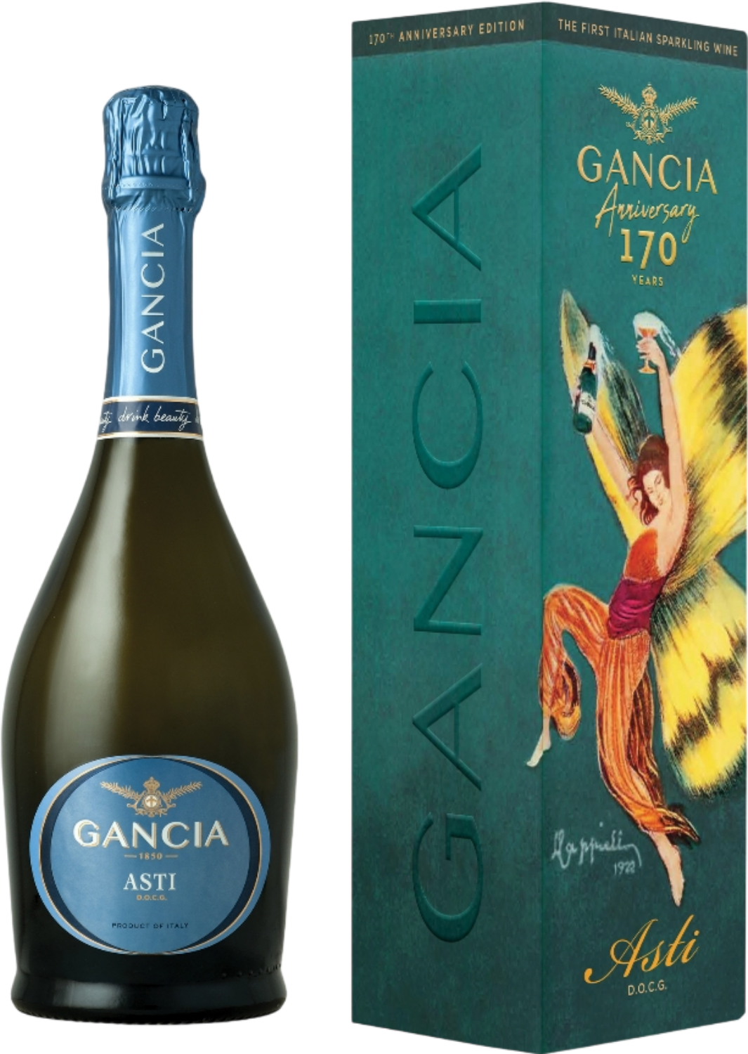Игристое вино и шампанское Gancia Asti DOCG (gift box) Gancia Asti DOCG (gift box)