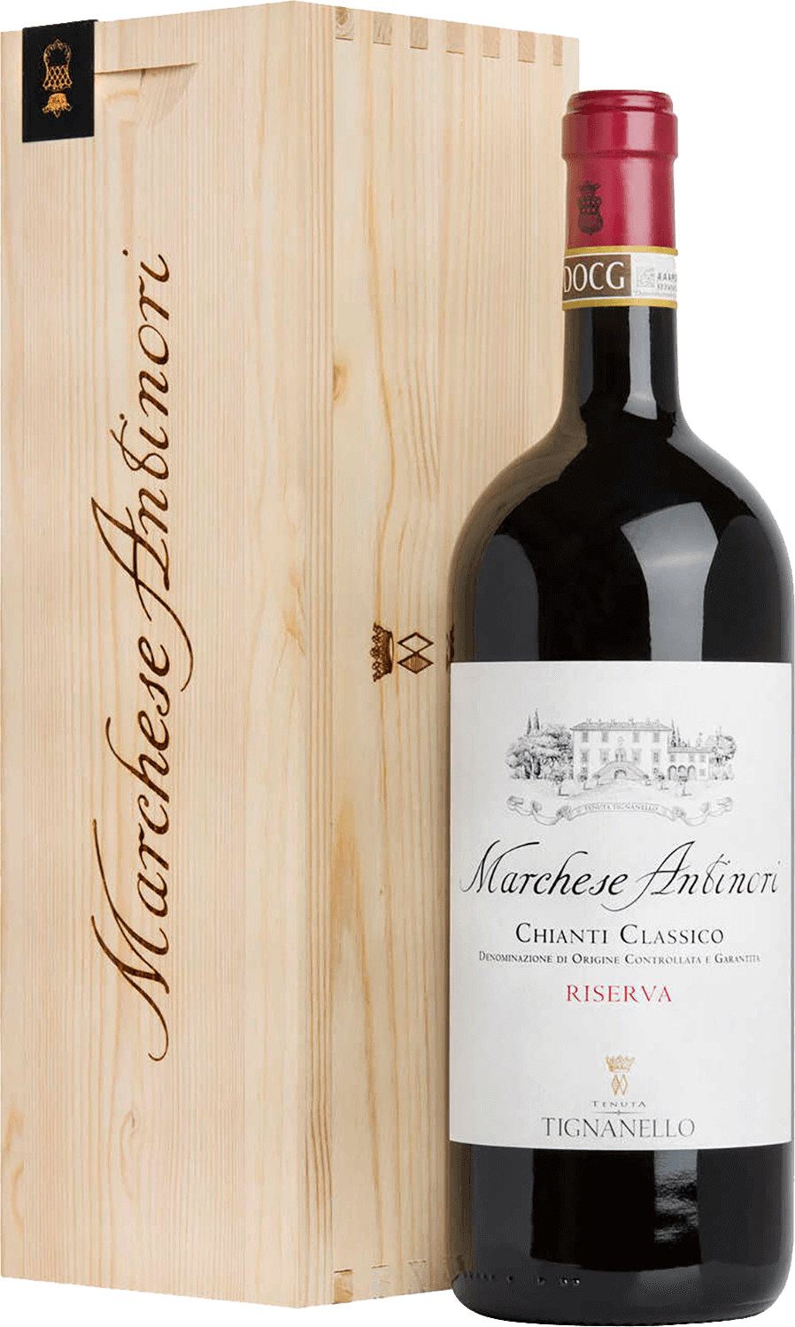 Маркезе Антинори Тенута Тиньянелло Кьянти Классико DOCG Ризерва Антинори в подарочной упаковке 2016 1.5 л