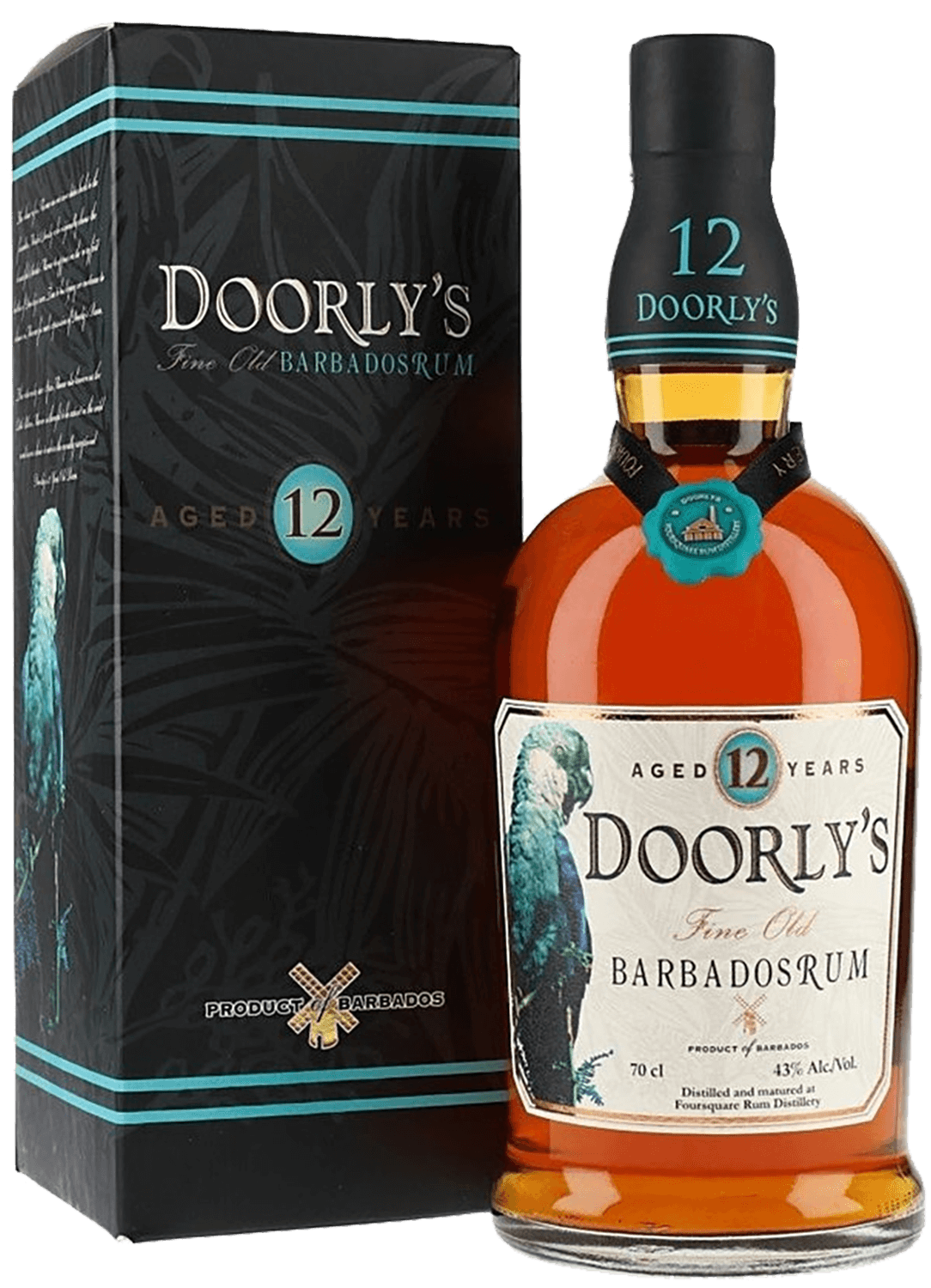 Ром Doorly's 12 y.o. (Подарочная упаковка) 0.7 л 0.7&nbsp;л