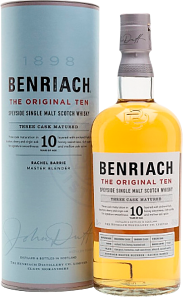 Бенриах Ориджинал Тэн Односолодовый Шотландский Виски в подарочной упаковке 0.7 л