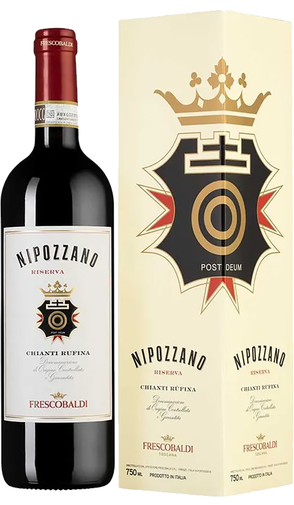 Нипоццано Кьянти Руфина DOCG Ризерва Фрескобальди в подарочной упаковке 2018 0.75 л