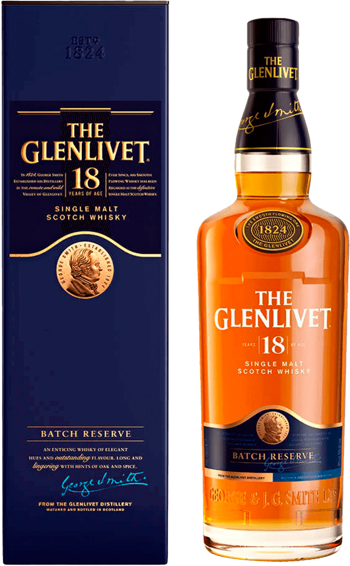 Виски The Glenlivet Single Malt Scotch Whisky 18 y.o. (gift box) The Glenlivet Single Malt Scotch Whisky 18 y.o. (gift box)