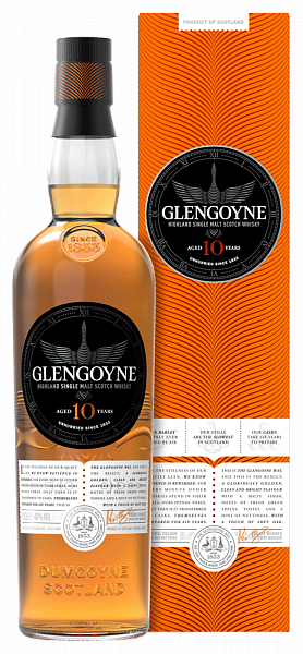 Glengoyne Highland Single Malt Scotch Whisky 10 y.o. (gift box), 0.7 л в Волгограде