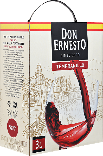 Don Ernesto Tempranillo Dcoop, 3 л в Волгограде