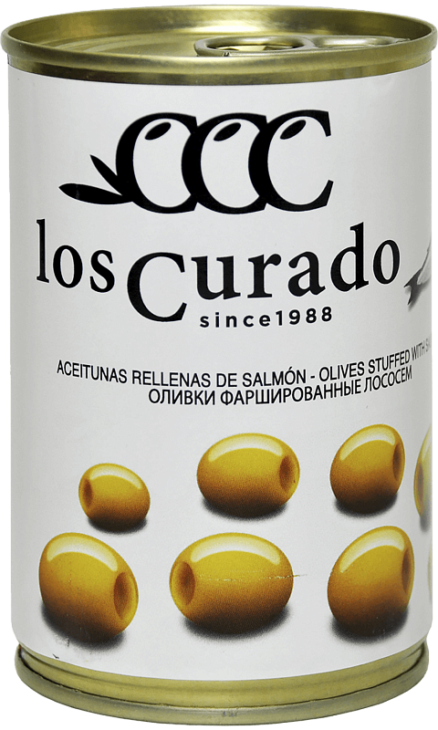 Оливки фаршированные лососем Лос Курадо 0.3 л