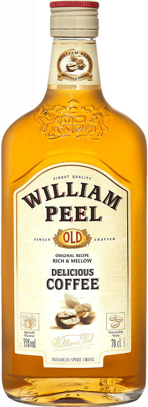 Уильям Пил Делишес Кофе спиртной напиток на основе виски 0.7 л