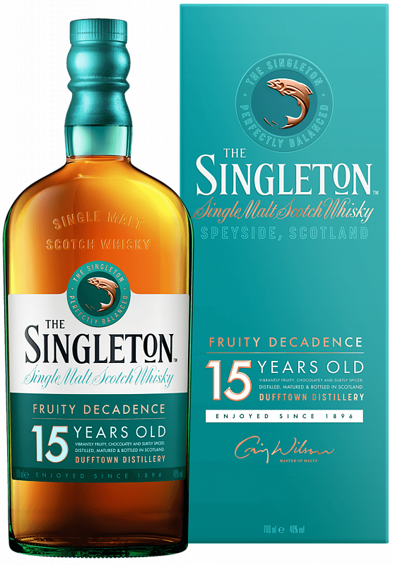 Даффтаун Синглтон 15 лет односолодовый шотландский виски в подарочной упаковке 0.7 л