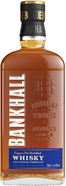 Bankhall Virgin Oak & Bourbon Casks Copper Pot Whisky, 0.7 л в Волгограде