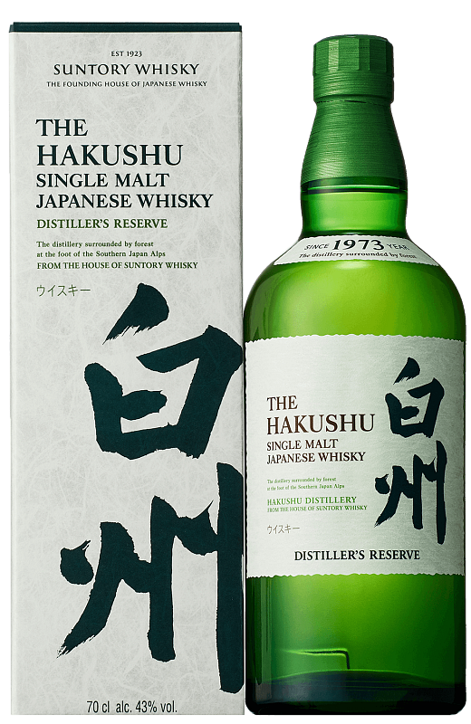 Сантори Хакушу Дистиллерс Резерв односолодовый японский виски в подарочной упаковке 0.7 л