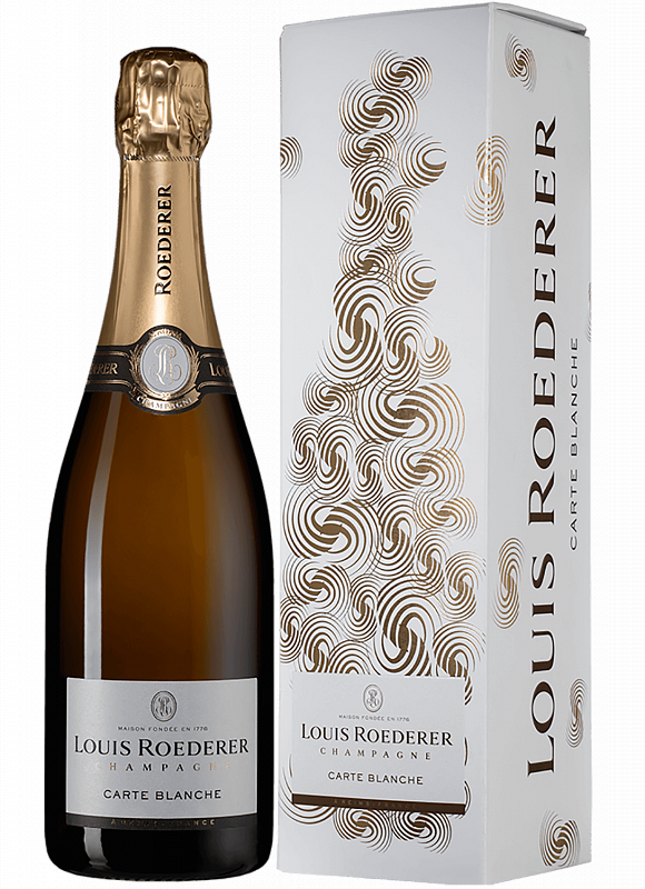 Карт Бланш Шампань АОС Луи Родерер в подарочной упаковке 0.75 л