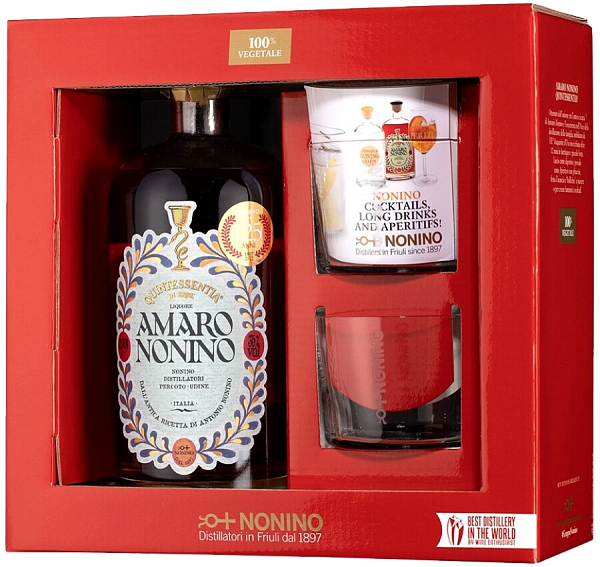 Quintessentia Amaro Nonino (gift box with 2 glasses), 0.7 л в Волгограде