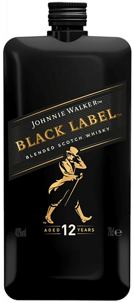 Johnnie Walker Black Label Blended Scotch Whisky, 0.2л