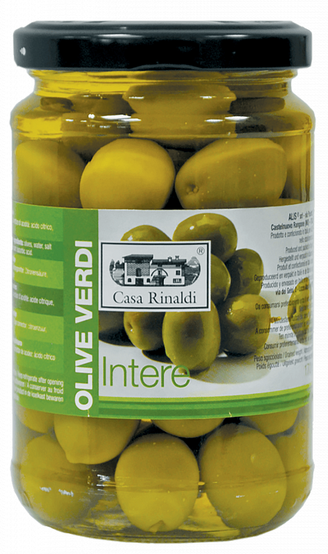 Оливки консервированные с косточкой Каза Ринальди 310г