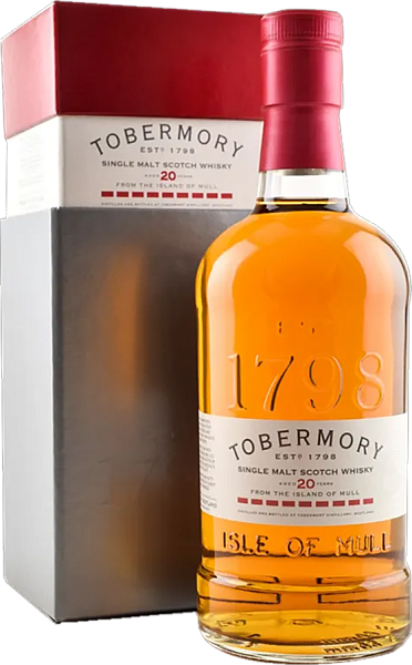 Tobermory Aged 20 Years Old Single Malt Scotch Whisky (gift box), 0.7 л в Волгограде