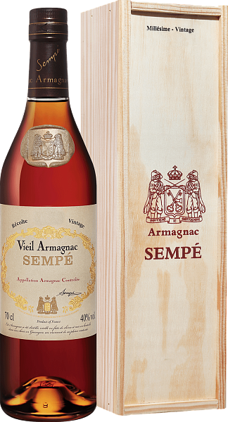 Sempe Vieil Vintage 1980 Armagnac AOC (gift box), 0.7л