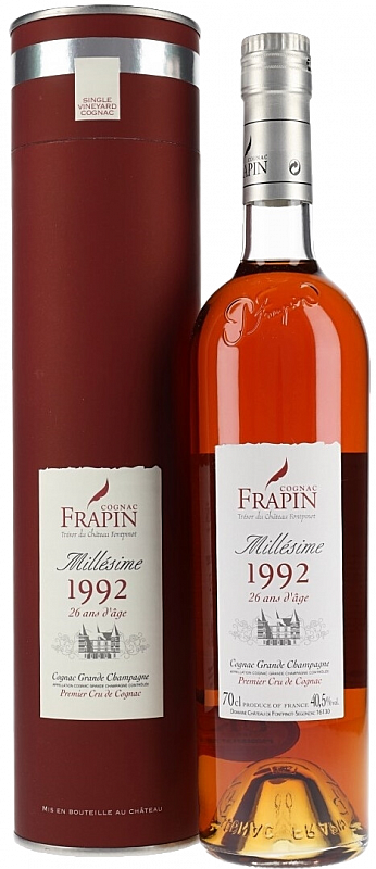 Фрапэн Миллезим Гранд Шампань 1992 в подарочной упаковке 1992 0.7 л
