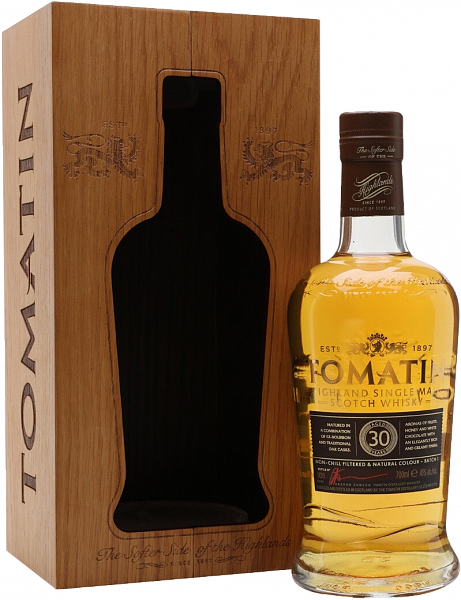 Tomatin Highland Single Malt Scotch Whisky 30 y.o. (gift box), 0.7 л