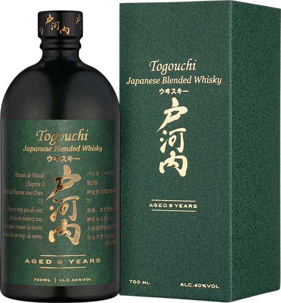 Togouchi 9 Years Old Blended Japanese Whisky (gift box), 0.7 л в Волгограде