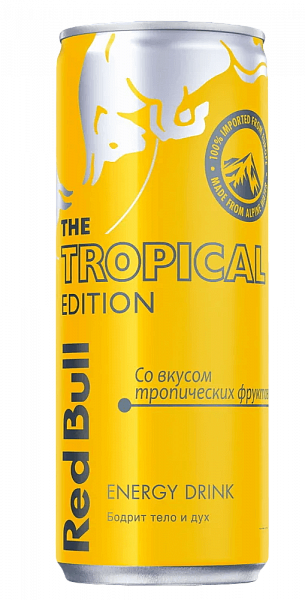 Red Bull Tropical Edition, 0.25л