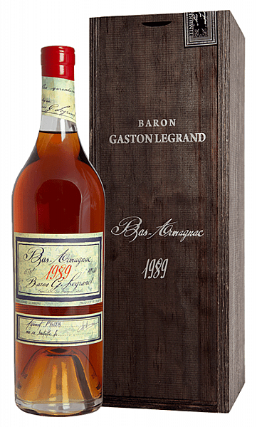 Baron Gaston Legrand 1989 Bas Armagnac (gift box), 0.7 л в Волгограде