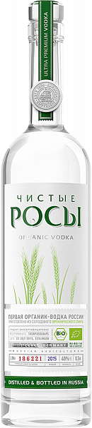 Vodka Chisti Rosi, 0.5л