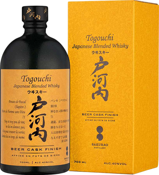 Togouchi Beer Cask Finish Blended Japanese Whisky (gift box), 0.7 л в Волгограде
