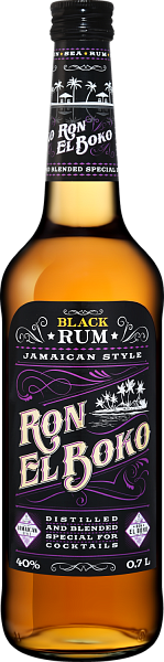 Ром Ron El Boko Black Rum, 0.7 л в Волгограде