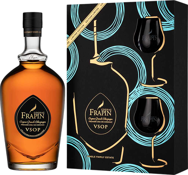 Frapin Grande Champagne Premier Grand Cru du Cognac VSOP (gift box whis 2 glasses), 0.7 л в Волгограде