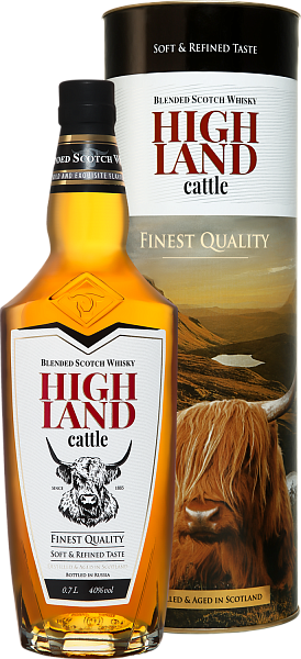 Highland Cattle Blended Scotch Whisky (gift box), 0.7 л в Волгограде
