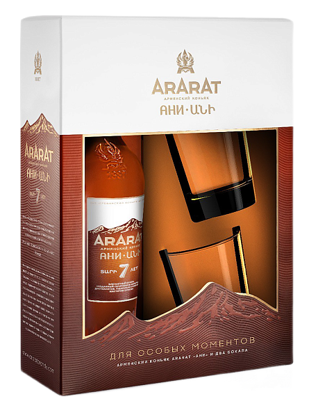 ARARAT Ani 7 y.o.(gift set with 2 glasses), 0.7 л в Волгограде
