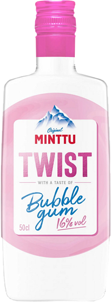 Minttu Twist Bubble Gum, 0.5л