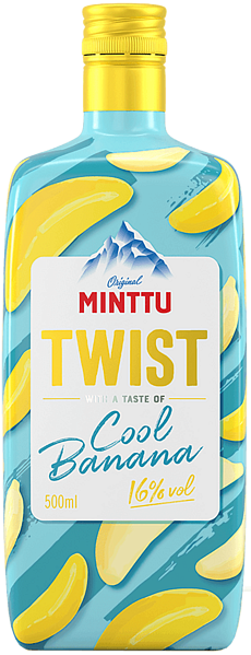 Minttu Twist Cool Banana, 0.5л