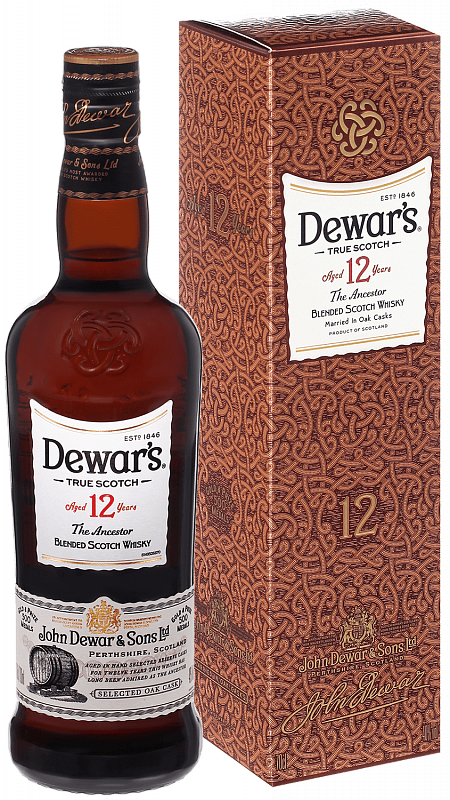 Дюарс Спешл Резерв 12 лет купажированный шотландский виски в подарочной упаковке 0.7 л