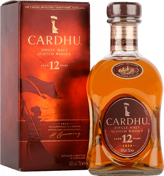 Cardhu Speyside 12 y.o. Single Malt Scotch Whisky (gift box), 0.7л